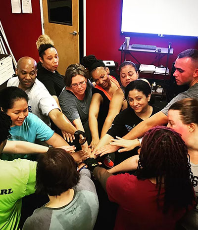 Warrior Fitness Members after Workout Class in Columbia, SC